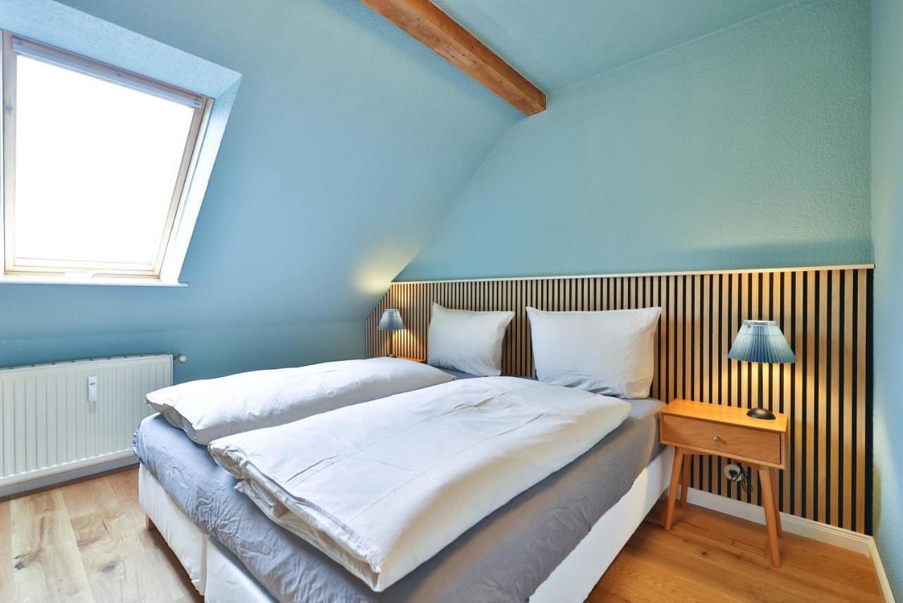 Ferienwohnung An Der Brunnenaue 施特拉尔松德 外观 照片