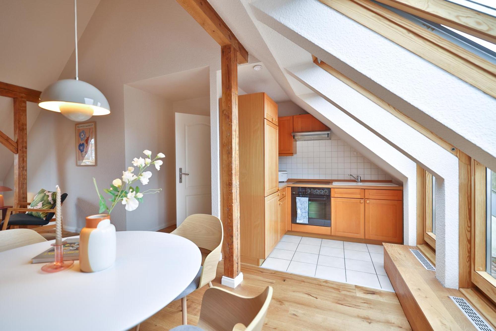 Ferienwohnung An Der Brunnenaue 施特拉尔松德 客房 照片